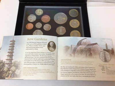 Lot 475 - G.B. - Royal Mint proof coin set's 2004-2012 to include scarce 2009 (N.B. Kew Gardens 50p) in boxes of issue & with Certificates of Authenticity (9 coin sets)