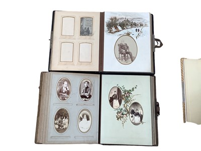 Lot 1467 - Three photograph and postcard albums