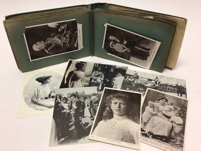 Lot 168 - Collection of over 100 Royal related pre-First World War postcards  in album