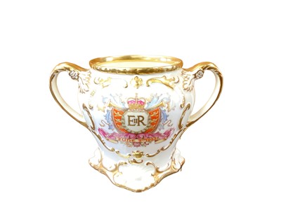 Lot 1150 - Paragon loving cup 1953 - Coronation of Her Majesty Queen Elizabeth II, no. 61