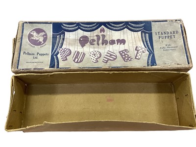 Lot 1810 - Very rare Pelham puppet SL white rabbit with fur feet