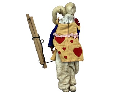 Lot 1810 - Very rare Pelham puppet SL white rabbit with fur feet