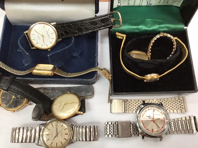 Lot 348 - Group of vintage watches to include Baumé & Mercier, Verity and Diantus (1 box).