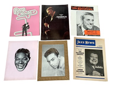 Lot 1452 - Selection of Jazz programmes including Ted Heath, Shirley Bassey, Woody Herman, Cleo Laine etc.