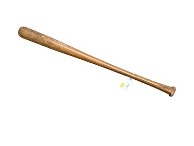 Lot 2594 - Louisville Slugger baseball bat, purportedly used by Joe 'Ducky' Medgwick (played 1932-48), idinstinctly signed