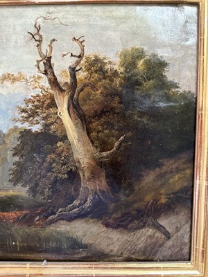 Lot 1511 - Italian 19th century oil on canvas landscape