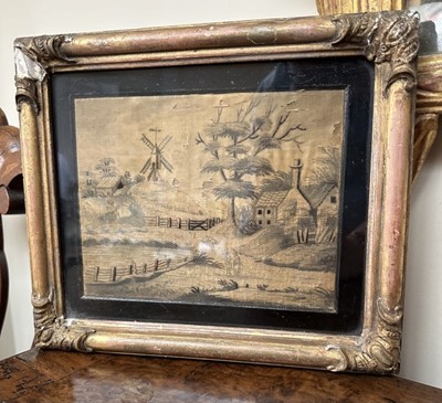 Lot 1521 - 18th century Continental needlework picture