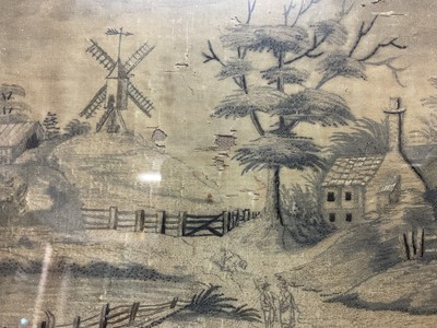 Lot 1521 - 18th century Continental needlework picture