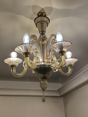 Lot 1574 - Murano glass chandelier