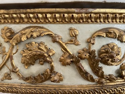 Lot 1618 - Fine quality pair of early 19th century French marble topped carved and gilded corner tables