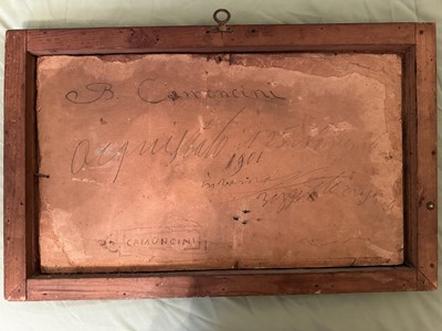 Lot 1601 - Attributed to Vincenzo Camuncinni (1771-1844), oil on canvas laid onto board