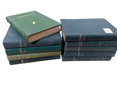 Lot 1464 - Collection of Victorian bound volumes of Gardening Illustrated