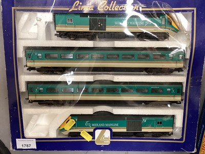 Lot 1787 - Midland Mainline Railways Lima HST set boxed, plus 3 additional coaches unboxed