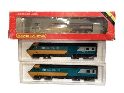 Lot 1788 - Railway Hornby BR Twin Railbus set R867, High Speed Train Pack R332 (No Coach), HST power/dummy cars R069, all boxed 93)