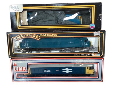 Lot 1798 - Railway boxed selection of Locomotives including Mainline Class 45, 35-051, Lima 205142, 205243A1, 5114, Bachmann Diesel Shunter & Class 25 Bo-Bo R068 (8)