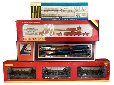 Lot 1799 - Railway boxed selection of wagons & rolling stock including Airfix, Lima, Wren & Hornby (qty)