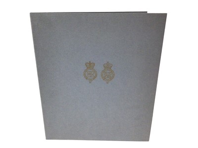 Lot 42 - H.M.Queen Elizabeth II and H.R.H. The Duke of Edinburgh, signed 1972 Christmas card with twin gilt embossed Royal Cyphers to cover, colour photograph of The Royal Family in a garden, signed in ink...