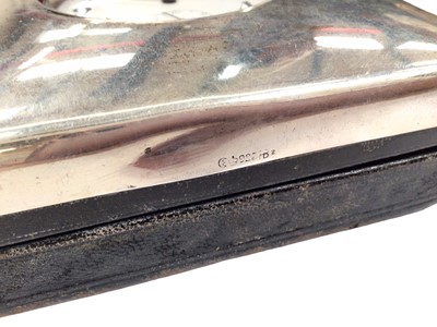 Lot 359 - Early 20th Goliath pocket watch with 8 day movement by Octava Watch Co, in a German silver easel back travelling case.