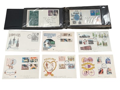 Lot 1480 - Three albums of stamps including GB First Day Covers