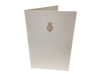 Lot 54 - H.R.H.Prince Charles The Prince of Wales (now H.M.King Charles III), scarce signed and inscribed 1978 Christmas card with gilt embossed Prince of Wales feather crest to cover, photograph of the Pr...