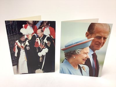 Lot 87 - H.M. Queen Elizabeth II and H.R.H. The Duke of Edinburgh two signed 1991, 1993 Christmas cards