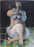 Lot 1055 - *Glyn Morgan (1926 - 2015), oil on board -...