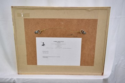 Lot 950 - *Peter Collyer (b.1952) watercolour - The Stor, Skye, in glazed gilt frame, 9cm x 14.5cm Provenance: Chris Beetles Ltd., London