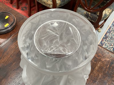 Lot 232 - Lalique Bacchantes vase, signed 'Lalique France' to base, 24.5cm high