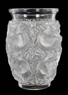 Lot 229 - Lalique Bagatelle vase, signed 'Lalique France' to base, 17cm high