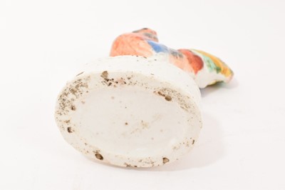 Lot 3 - Staffordshire pottery model of a cockerel, circa 1860