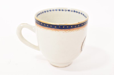 Lot 7 - Rare Chinese Export miniature coffee cup, circa 1790