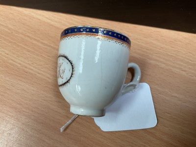 Lot 7 - Rare Chinese Export miniature coffee cup, circa 1790