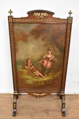 Lot 1113 - Low screen in the Vernis-Martin style