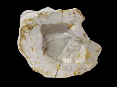 Lot 21 - Antique white-glazed figure