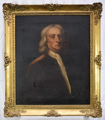 Lot 935 - English School, early 19th century, oil on canvas - Portrait of a Gentleman, 75cm x 62cm, in gilt frame