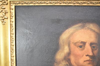 Lot 935 - English School, early 19th century, oil on canvas - Portrait of a Gentleman, 75cm x 62cm, in gilt frame