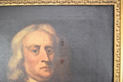 Lot 935 - English School, early 19th century, oil on canvas - Portrait of a Gentleman, 75cm x 62cm, in gilt frame