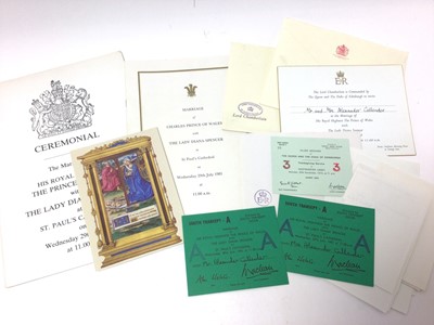 Lot 158 - The Wedding of H.R.H. Prince Charles of Wales with The Lady Diana Spencer