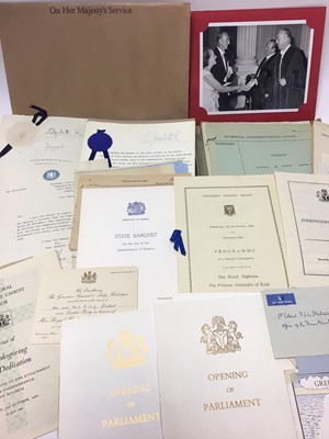 Lot 160 - Sir Peter Stallard, KCMG, CVO, MBE., (1915-1995) former soldier, Colonial administrator and Secretary to the Prime Minister of Nigeria leading up to Independance, Governor of British Honduras a...