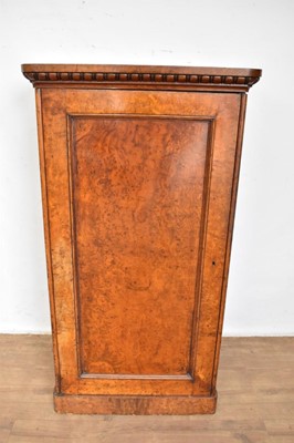 Lot 1109 - Good early Victorian burr elm filing cabinet