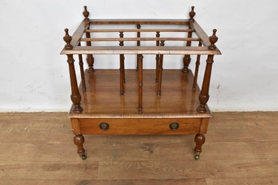 Lot 1115 - Regency style mahogany canterbury