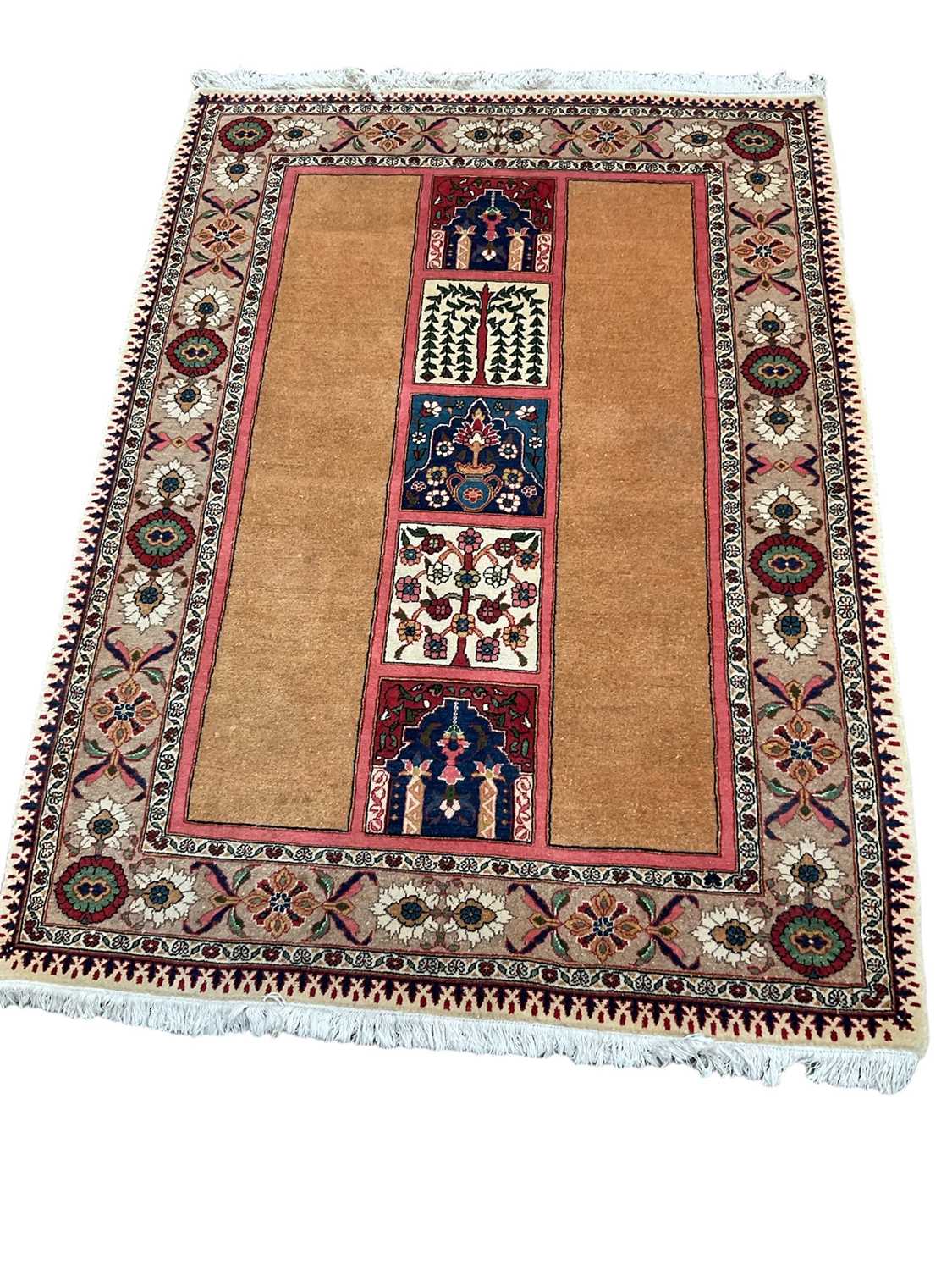 Lot 1297 - Iranian nomadic tribal design rug, in vegetable dye colours
