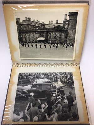 Lot 6 - Collection of 1950s Royal photographs formerly the property of the Queen's Head Chauffeur Mr William Leslie Chivers R.V.M. including images of the Royal cars and the Royal children