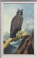 Lot 1072 - *Glyn Morgan (1926 - 2015), oil on board -...