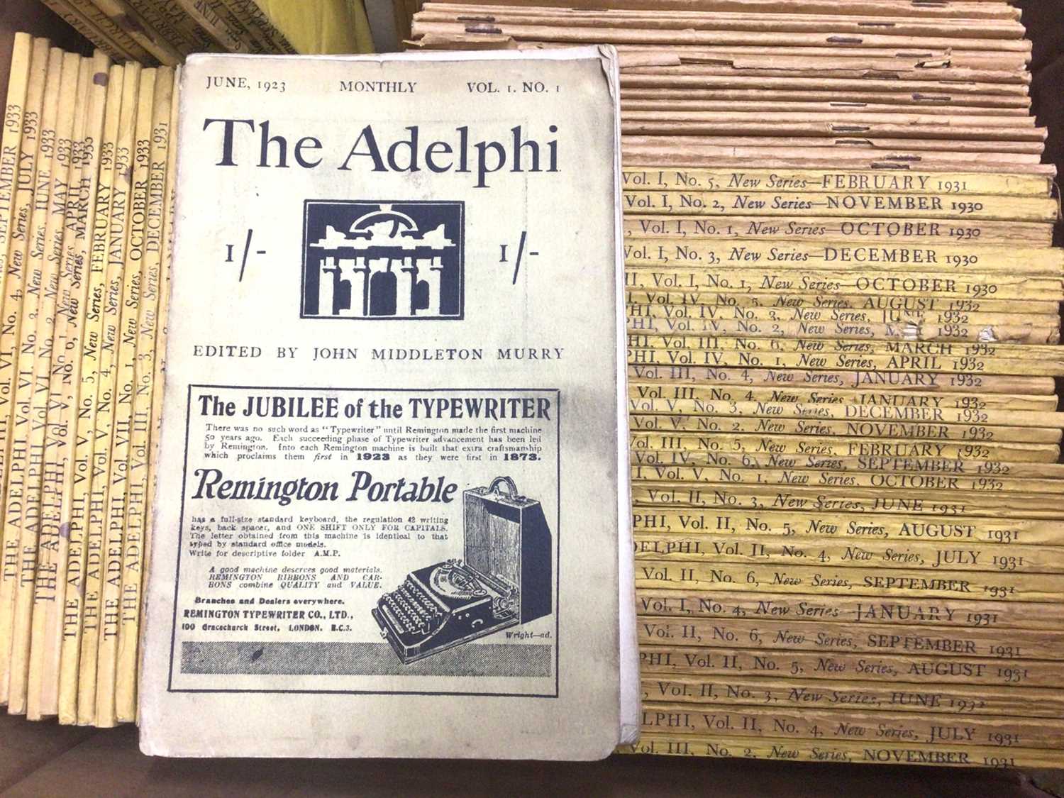 Lot 893 - Extensige run of Adelphi magazine.