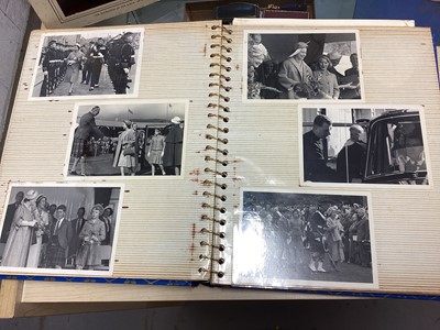Lot 7 - Collection of 1950s Royal photographs and ephemera formerly the property of the Queen's Head Chauffeur Mr William Leslie Chivers R.V.M. including images of the Royal cars, Royal children, Prince Ch...