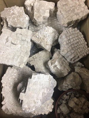 Lot 784 - Collection of Roman mosaic fragments, the largest approximately 17cm long