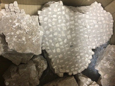 Lot 784 - Collection of Roman mosaic fragments, the largest approximately 17cm long