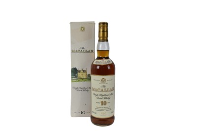 Lot 5 - One bottle, The Macallan, Single Highland Malt Scotch Whisky, 10 years old, 40%, 70cl, circa 1990s