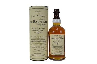 Lot 28 - One bottle, The Balvenie, Founders Reserve Malt Whisky, 10 years old, 43%, 1 litre, in orignal card tube